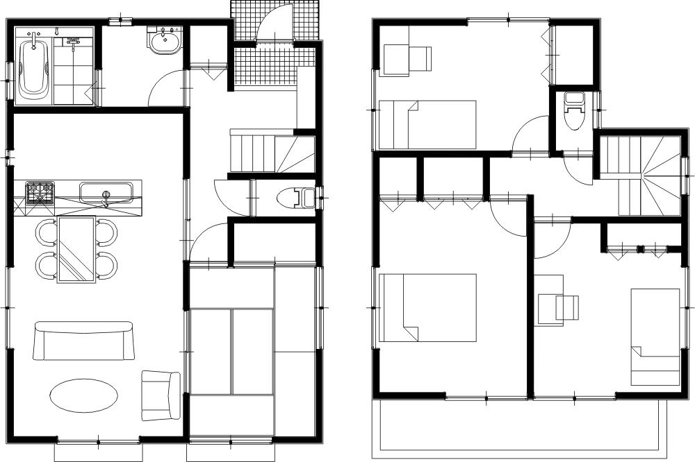 Floor plan. (1 Building), Price 22,800,000 yen, 4LDK, Land area 142.45 sq m , Building area 99.37 sq m