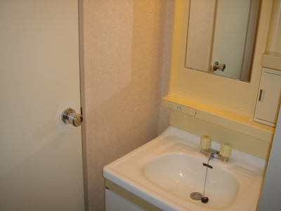 Washroom. Independent wash basin