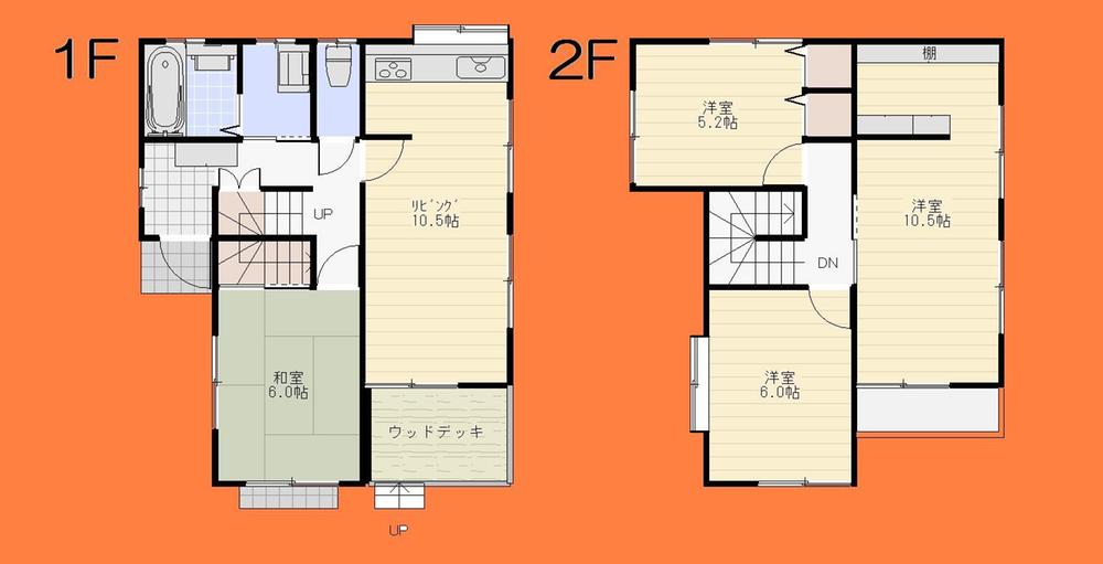 Floor plan. 11.8 million yen, 4LDK, Land area 113.41 sq m , Building area 86.94 sq m
