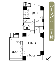 Floor: 2LDK + N (storeroom), the occupied area: 60.09 sq m, Price: 53,600,000 yen, now on sale