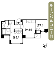 Floor: 2DK, occupied area: 42.81 sq m, Price: 39,700,000 yen, now on sale