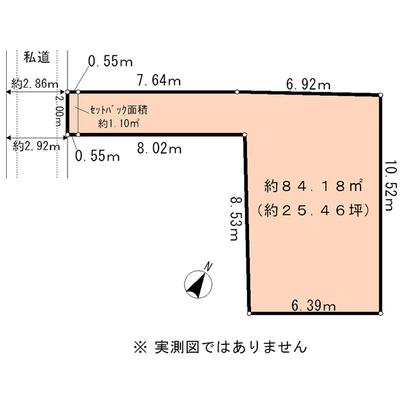 Compartment figure. Ota-ku, Tokyo Nishikamata 3-chome