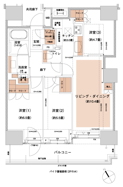 Floor: 3LD ・ K + SIC, the area occupied: 67.1 sq m, Price: 57,273,639 yen, now on sale