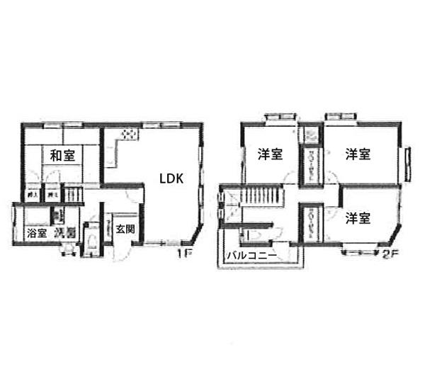 Floor plan. 36,800,000 yen, 4LDK, Land area 79.19 sq m , Building area 86.53 sq m