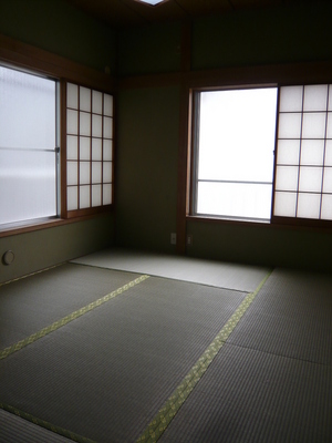 Living and room. Japanese-style room Two-sided lighting