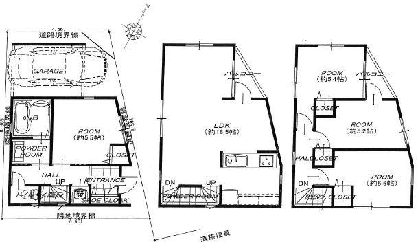 Other building plan example. Reference Plan 91.92 square meters 14.8 million yen including tax