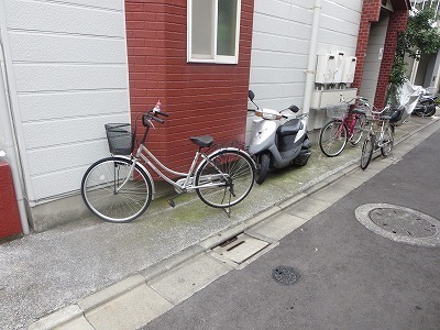 Other common areas. Bicycle parking space