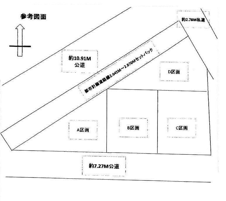 Compartment figure. Land price 35,300,000 yen, Land area 54.14 sq m