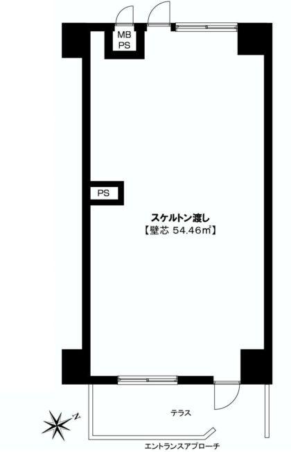 Floor plan. Price 16.8 million yen, Occupied area 54.46 sq m