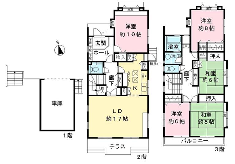 Floor plan. 120 million yen, 5LDK, Land area 165.3 sq m , Building area 178.85 sq m