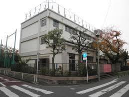 Primary school. Ota 583m to stand Ikegami second elementary school