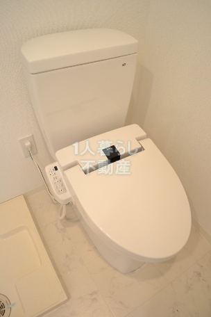 Living and room. Bidet with toilet