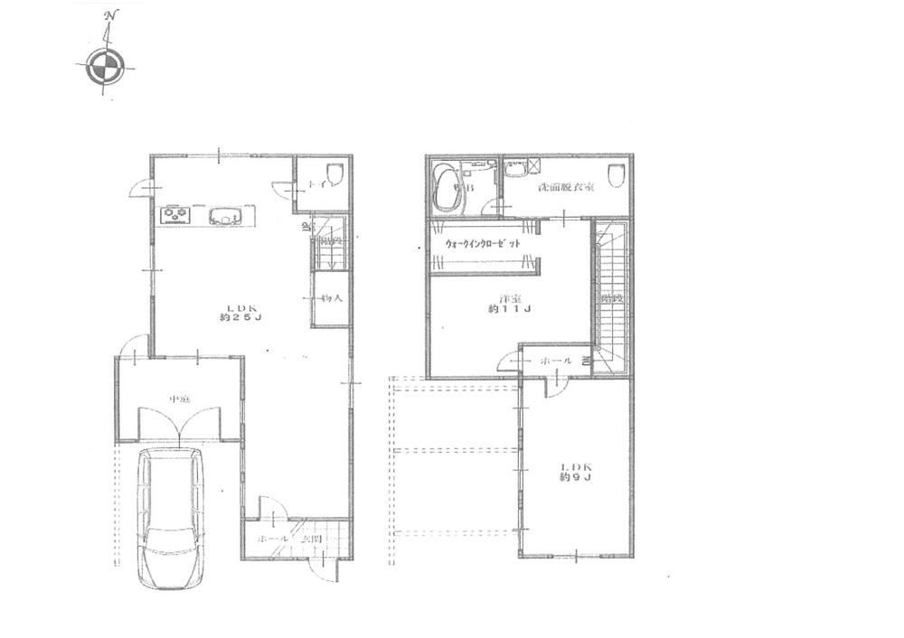 Floor plan. 71,800,000 yen, 2LDK, Land area 100.11 sq m , Designer House of building area 94.75 sq m Good