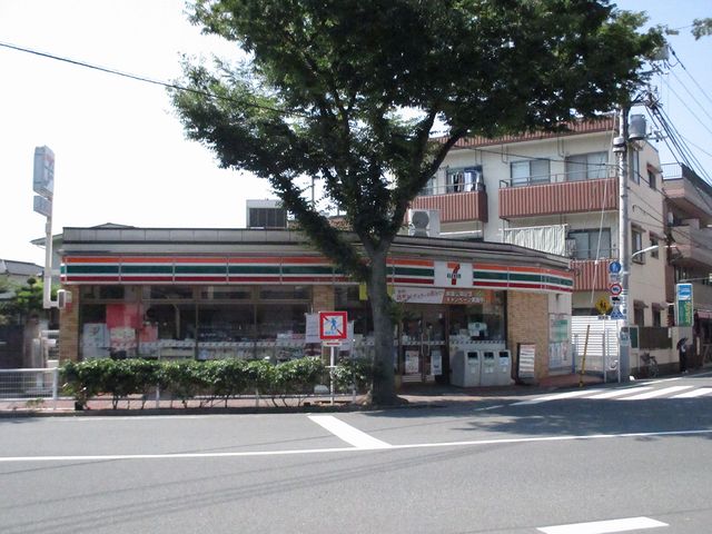 Convenience store. Seven-Eleven Shimomaruko gas Bridge street store up to (convenience store) 176m