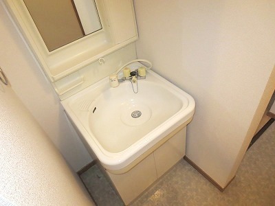 Washroom. Independent wash basin