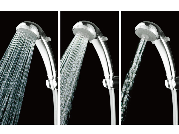 Bathing-wash room.  [Water-saving shower head] On at hand of a button / It can be off, High water-saving of shower head. It used properly the three types of water flow in your favorite. (Same specifications)