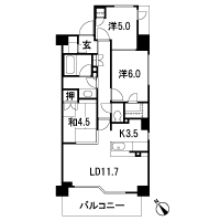 Floor: 3LDK + WIC + SIC, the occupied area: 69.72 sq m