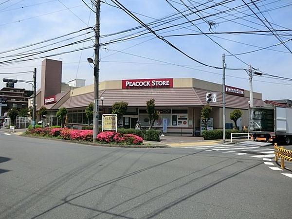 Supermarket. 518m until Peacock store Kamiikedai shop