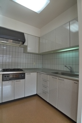 Kitchen. ◆ L type of system Gasukitchin ◆