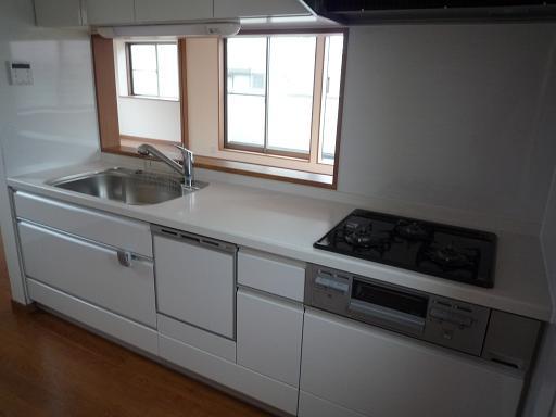 Same specifications photo (kitchen). System kitchen / The last example of construction