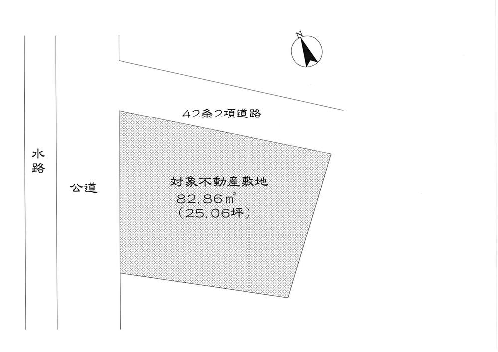 Compartment figure. Land price 45 million yen, Land area 82.86 sq m