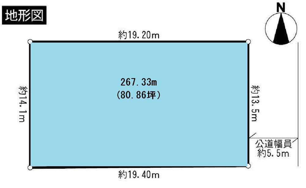 Compartment figure. Land price 152 million yen, Land area 267.33 sq m