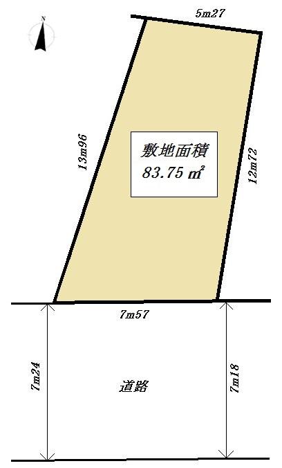 Compartment figure. 59,800,000 yen, 3LDK, Land area 83.75 sq m , Building area 82 sq m