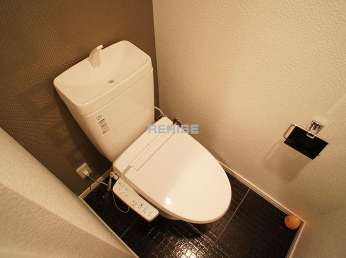 Toilet. With Washlet