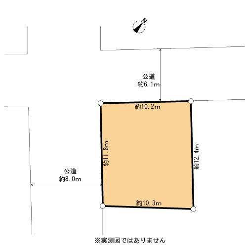 Compartment figure. Land price 110 million yen, Land area 125.39 sq m