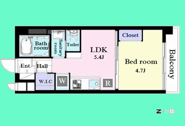 Floor plan. 1LDK, Price 14.9 million yen, Occupied area 29.16 sq m , Balcony area 4.32 sq m