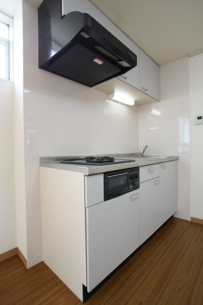 Kitchen. System kitchen (two-burner gas stove ・ With grill)