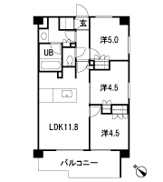 Floor: 3LDK + SIC, the occupied area: 56.11 sq m