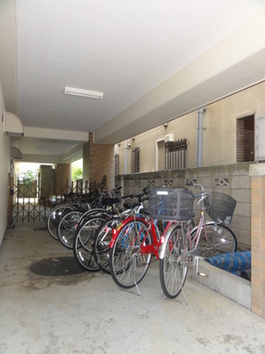 Other common areas. Bicycle parking lot
