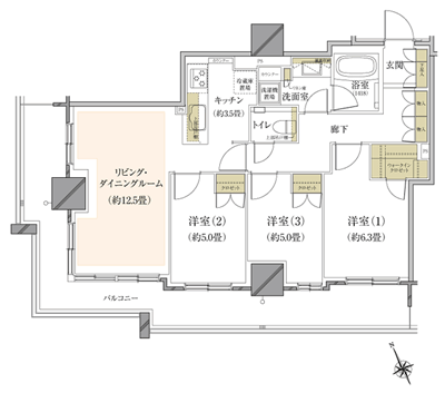 Floor: 3LDK + WIC, the area occupied: 75.54 sq m, Price: 80,980,000 yen ・ 81,380,000 yen, now on sale