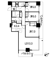 Floor: 3LDK + WIC + SIC, the occupied area: 77.75 sq m, Price: 69,280,000 yen ~ 75,880,000 yen, now on sale