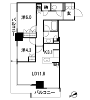 Floor: 2LDK + N, the occupied area: 64.09 sq m, Price: 53,180,000 yen ・ 54,080,000 yen, now on sale