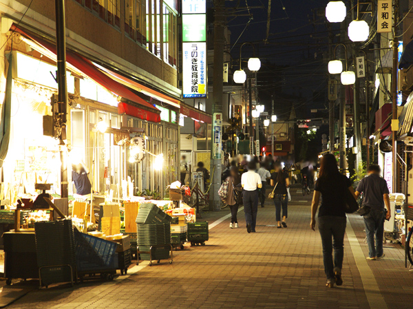 Surrounding environment. Station shopping street (about 10m ・ 1-minute walk)
