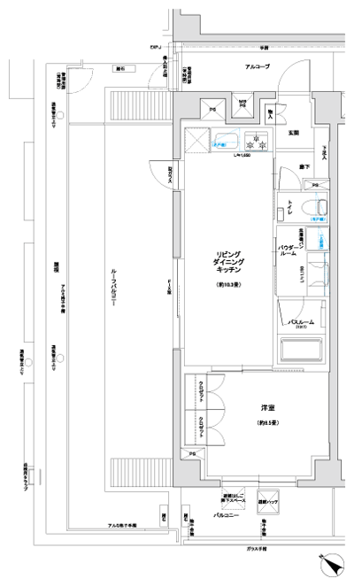Floor: 1LDK, occupied area: 42.74 sq m, Price: 42,900,000 yen, now on sale