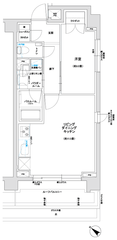 Floor: 1LDK + SIC, the occupied area: 41.98 sq m, Price: 41,900,000 yen, now on sale