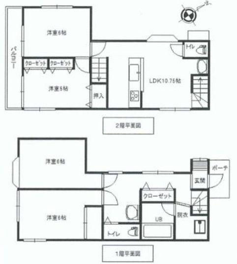 Floor plan. 38,200,000 yen, 4LDK, Land area 83.16 sq m , Building area 83.16 sq m