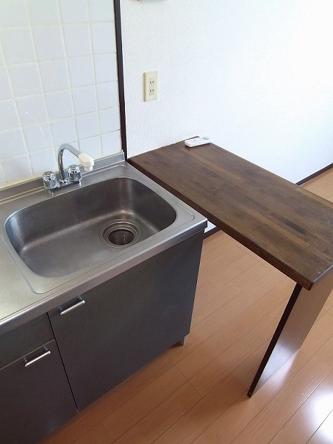 Kitchen. Equipped table