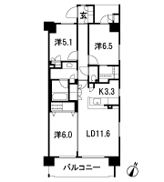 Floor: 3LDK + WIC, the occupied area: 76.06 sq m, Price: 52,280,000 yen, now on sale