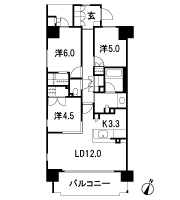 Floor: 3LDK + WIC, the occupied area: 73.67 sq m, Price: 51,680,000 yen, now on sale