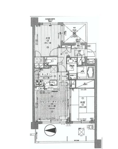 Floor plan. 2LDK, Price 29,800,000 yen, Footprint 58.2 sq m , Balcony area 12.6 sq m