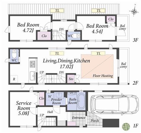 Floor plan. Floor plan B Building