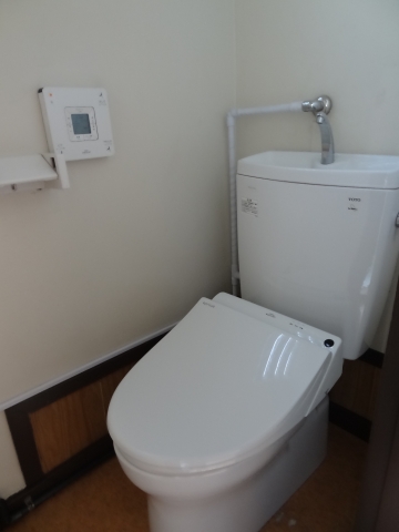 Toilet. With warm water washing toilet seat ☆