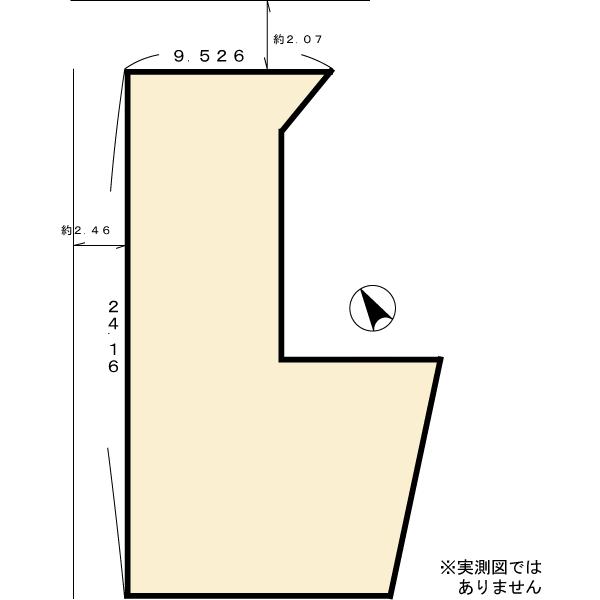 Compartment figure. Land price 198 million yen, Land area 245.61 sq m