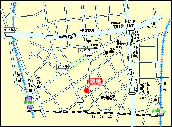 Local guide map