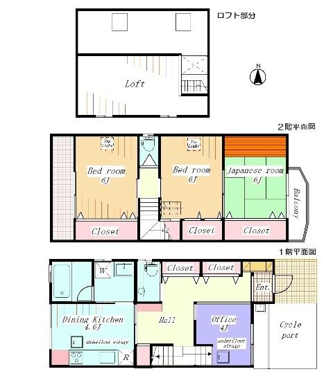 Floor plan. 36,800,000 yen, 4DK, Land area 78.15 sq m , Building area 85.01 sq m