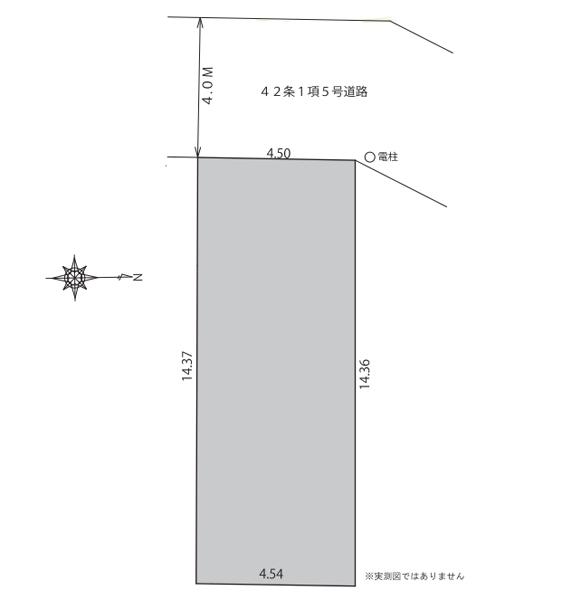 Compartment figure. Land price 35,800,000 yen, Land area 65.02 sq m